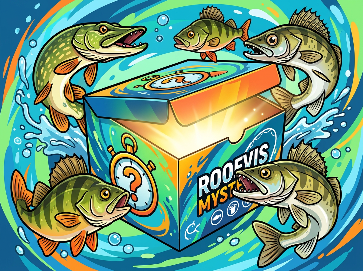 Roofvis Mystery Box jeugd t.w.v €50.-