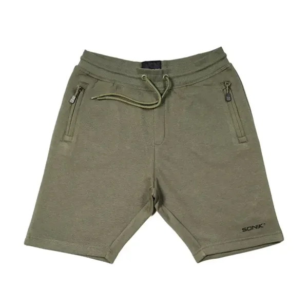 SONIK GREEN FLEECE SHORTS