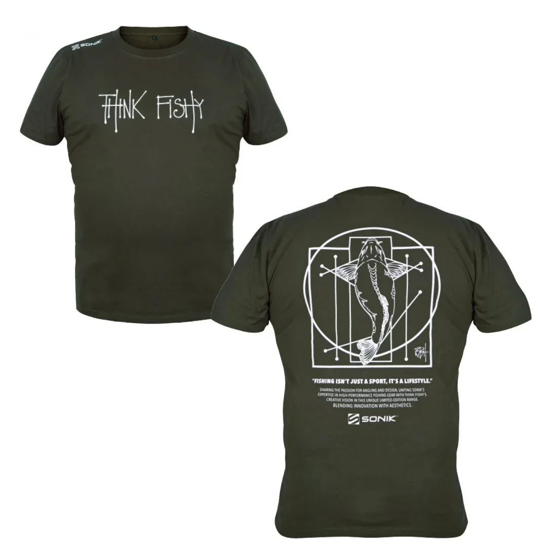 SONIK T-SHIRT BY THINK FISHY ART