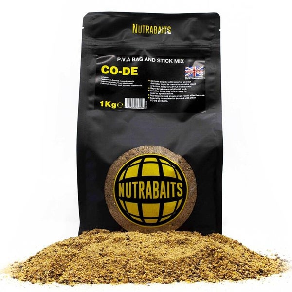 Nutrabaits CO-DE Bag & Stick Mix New & Improved Bag Mix 1kg