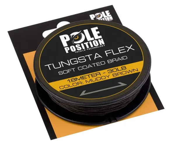 Tungsta Flex soft Coated Braid Tungstaflex 30LB 18M