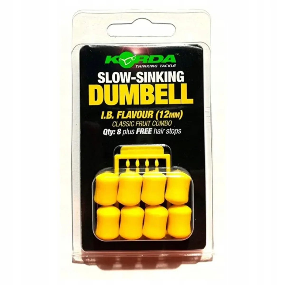 Korda Slow Sinking Dumbell IB (12mm) - 8 pcs