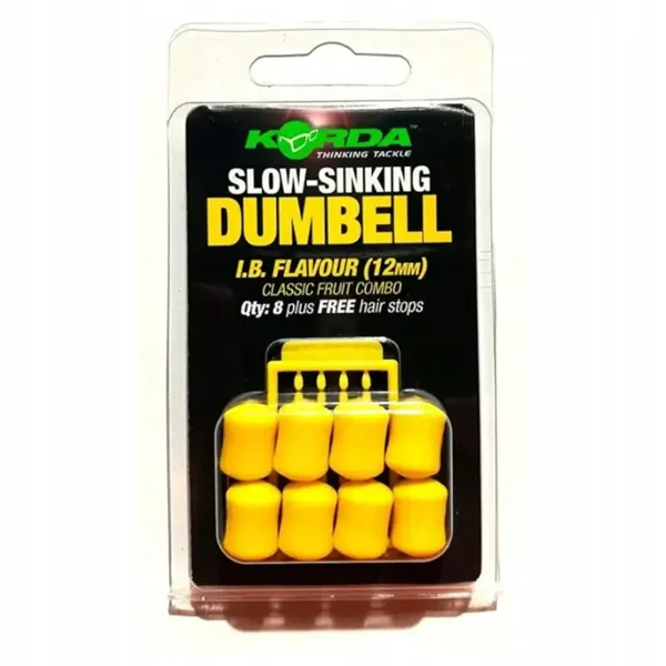 Korda Slow Sinking Dumbell IB (12mm) - 8 pcs