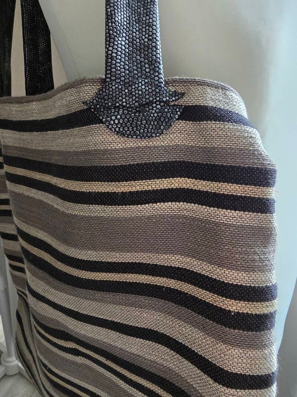 grote shopper van linnen.