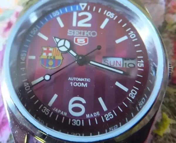 Seiko Two Tone "FC Barcelona" Dial mm Automatic