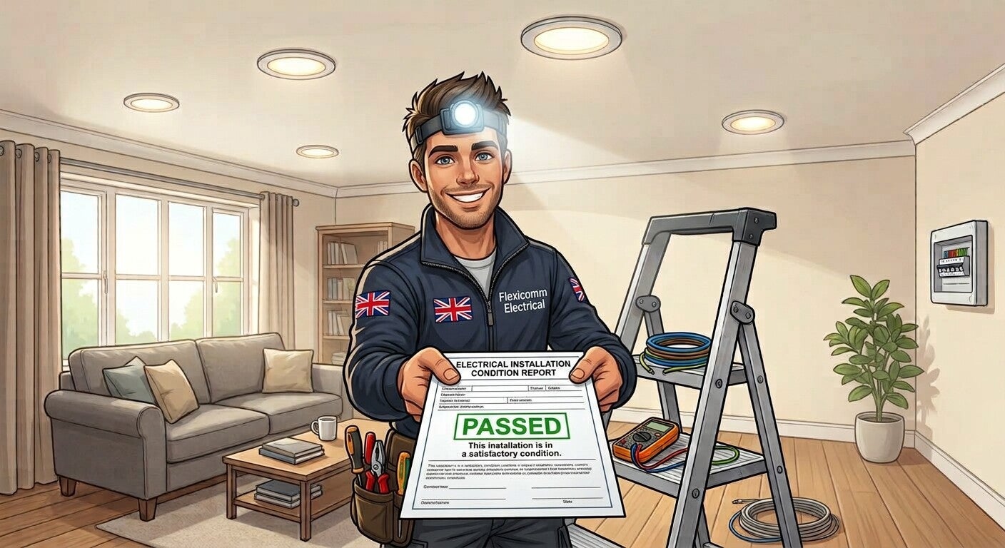 Flexicomm completed EICR certificate