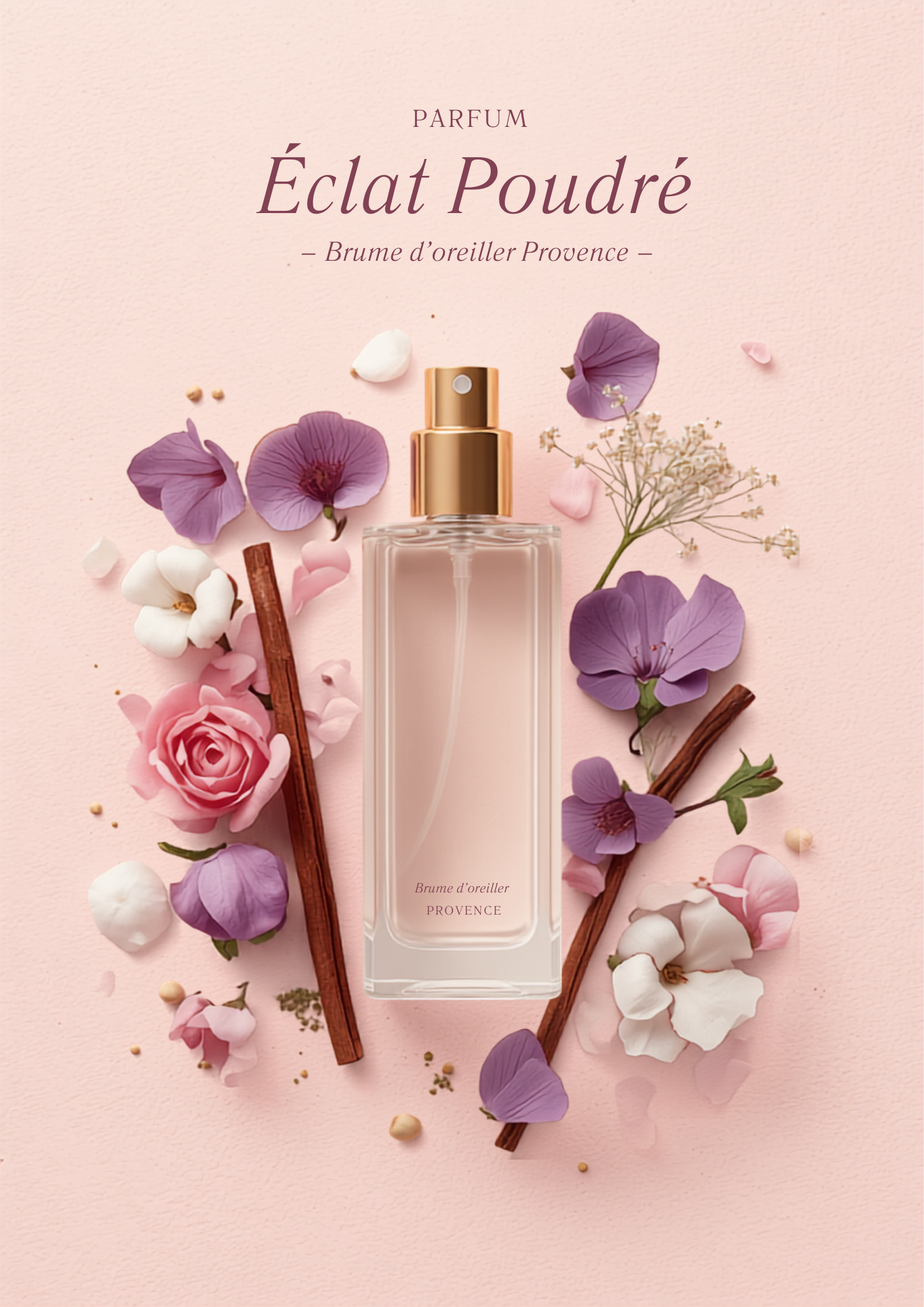 Brume d'oreiller ''Eclat Poudré'' 100ml