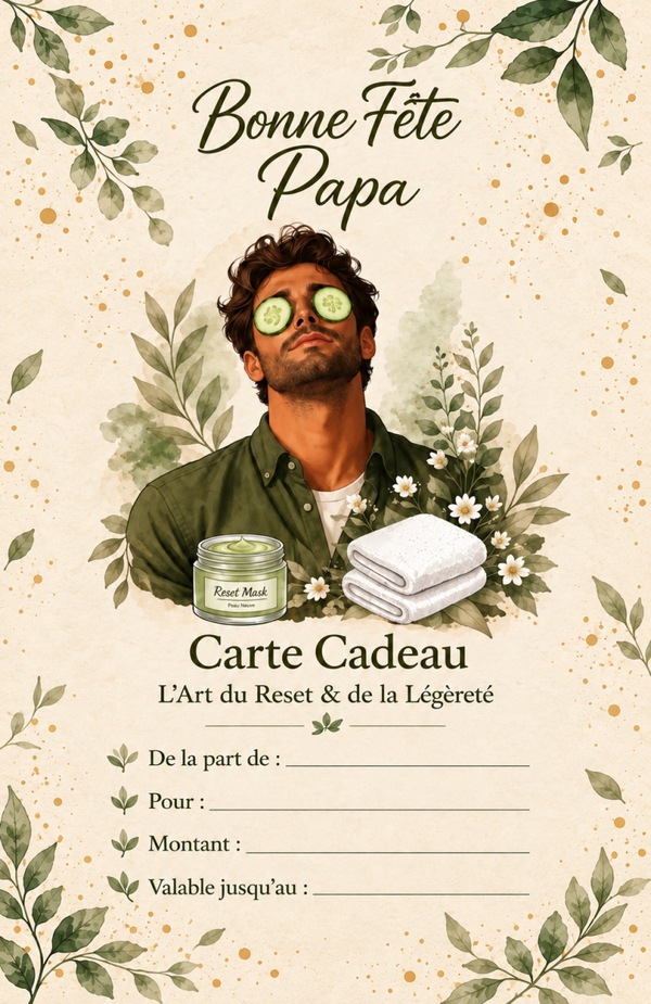 Carte cadeau fête des pères