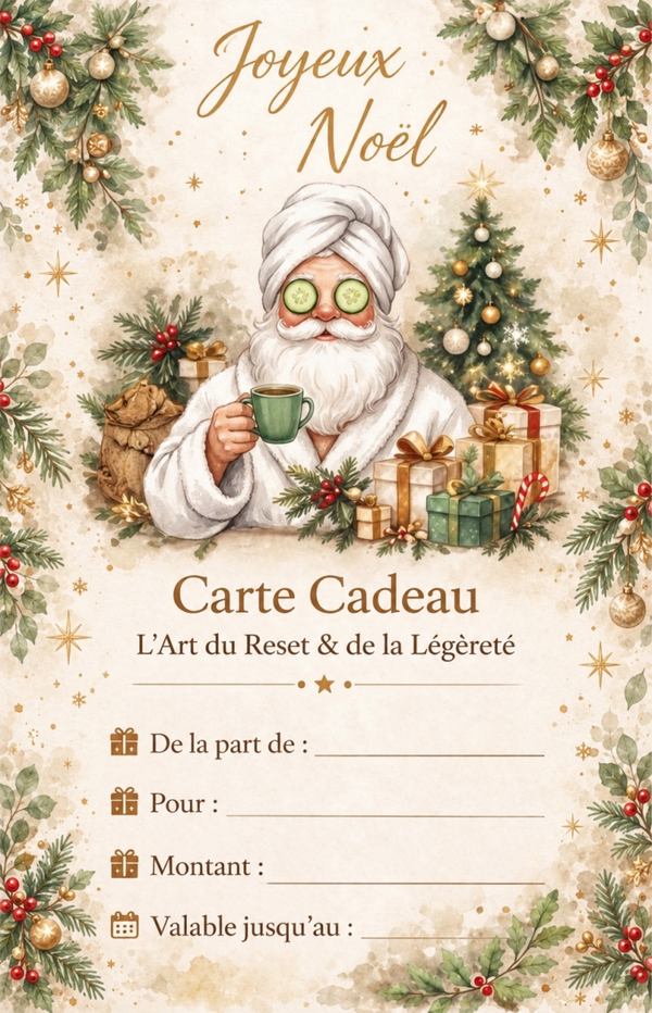 Carte cadeau Noël