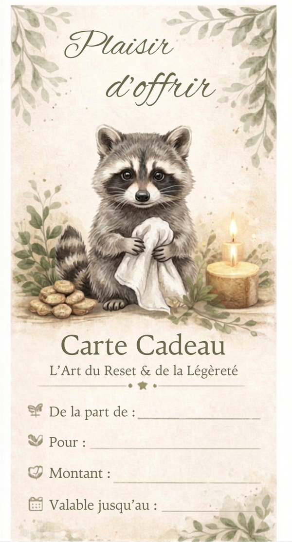 Carte cadeau plaisir d'offrir