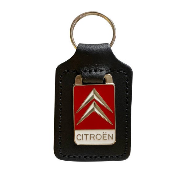 Portachiavi citroen artigianale in pelle