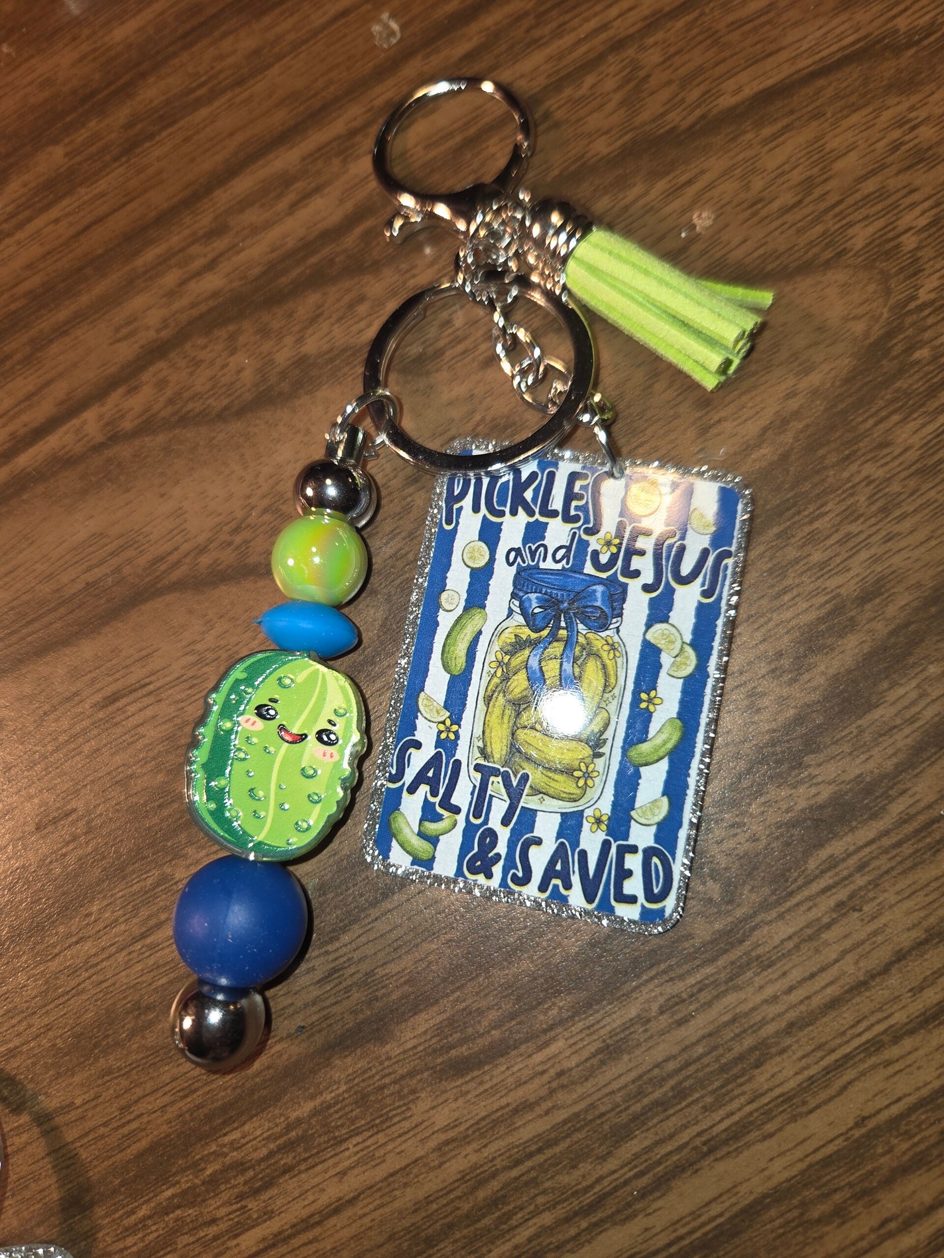 Beaded keycbain