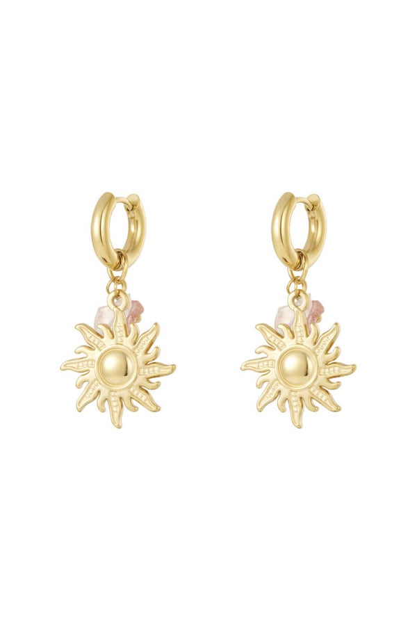 Oorbellen zon en maan