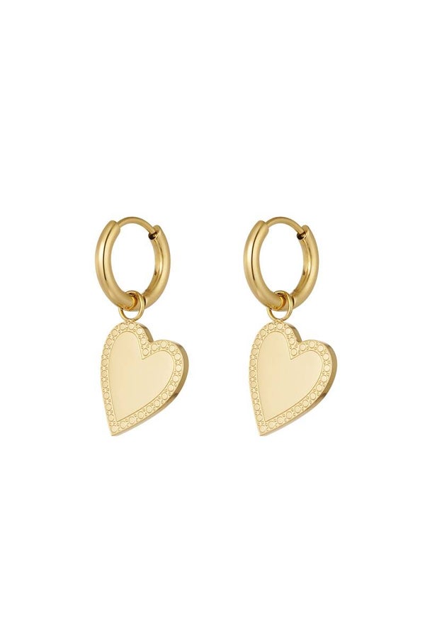 Oorbellen minimalistisch sierlijk hart