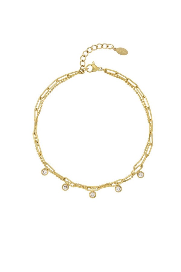 Sparkle chain enkelbandje