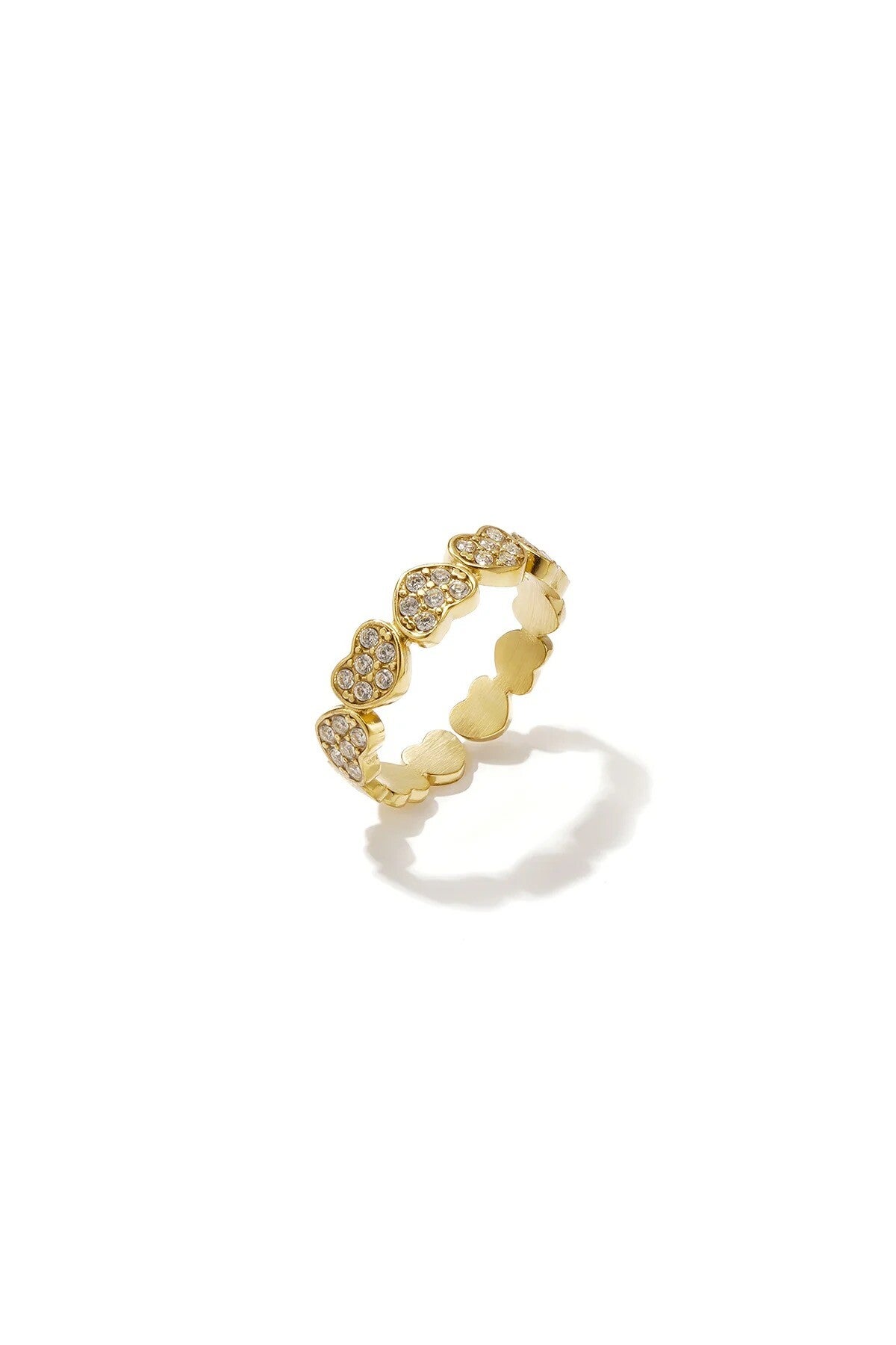 Mini heart ring