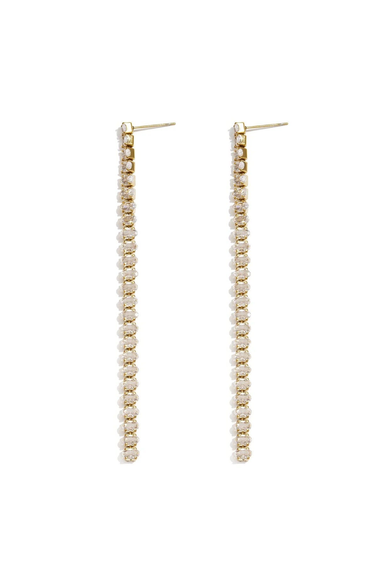 Strass oorbellen