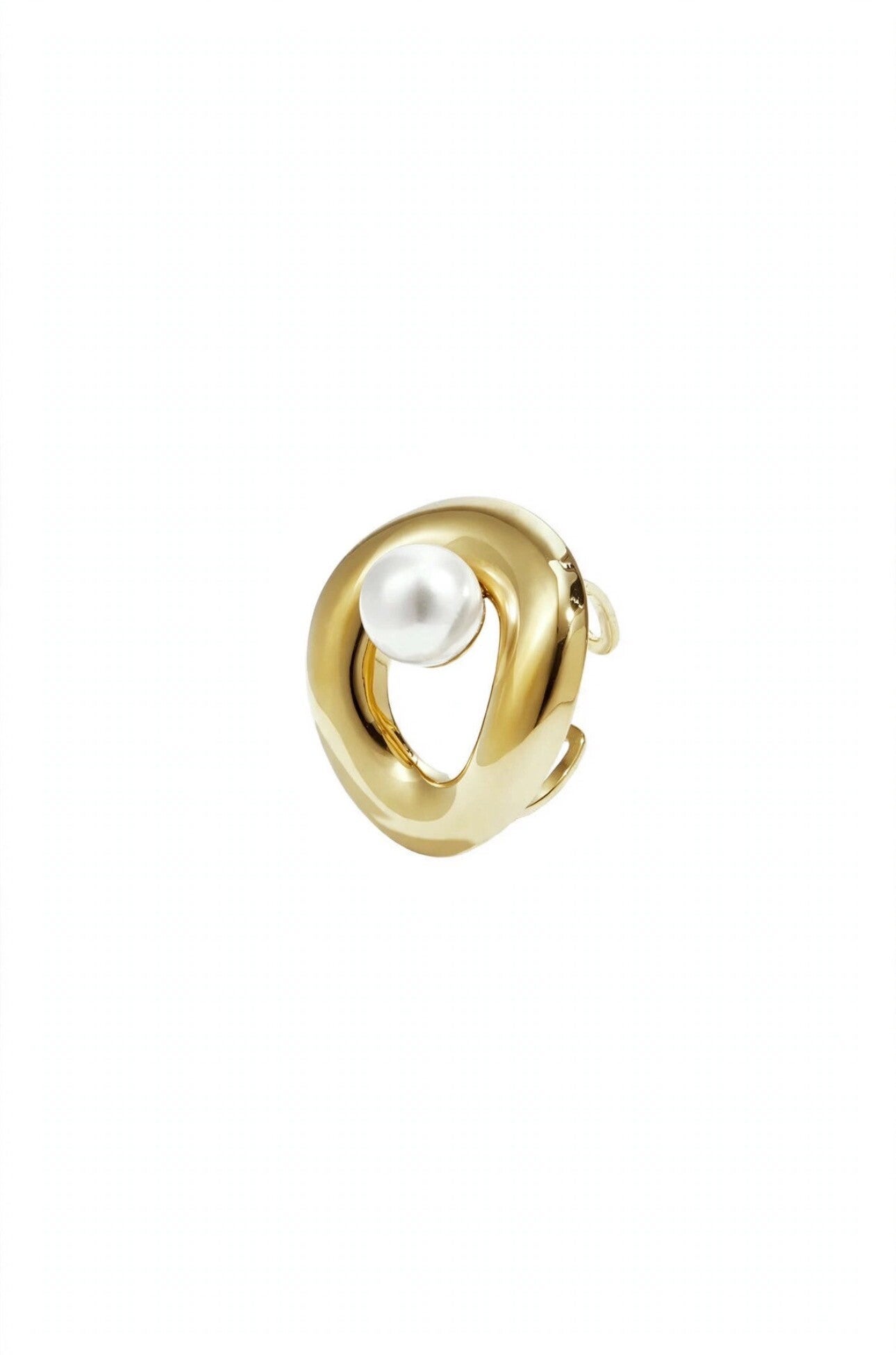 Statement ring met parel
