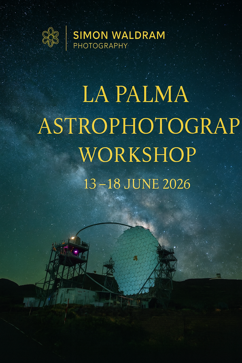 La Palma Astro photography Workshop 13th to 18th june 2026