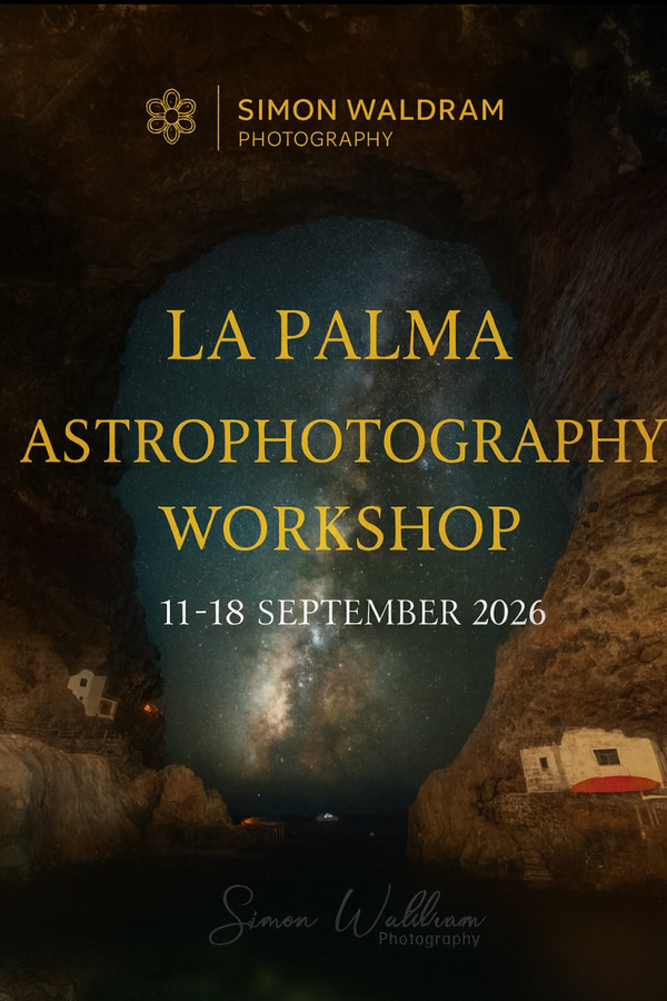 La Palma Astrophotography Workshop September 11th to 18th 2026