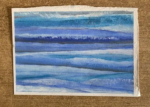 Pastelkrijt tekening - Abstract RvA