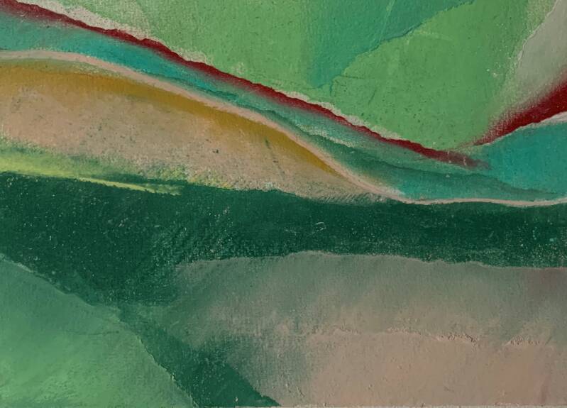 pastelkrijt - tekening - papier