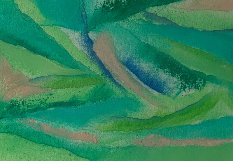 pastelkrijt - tekening - papier