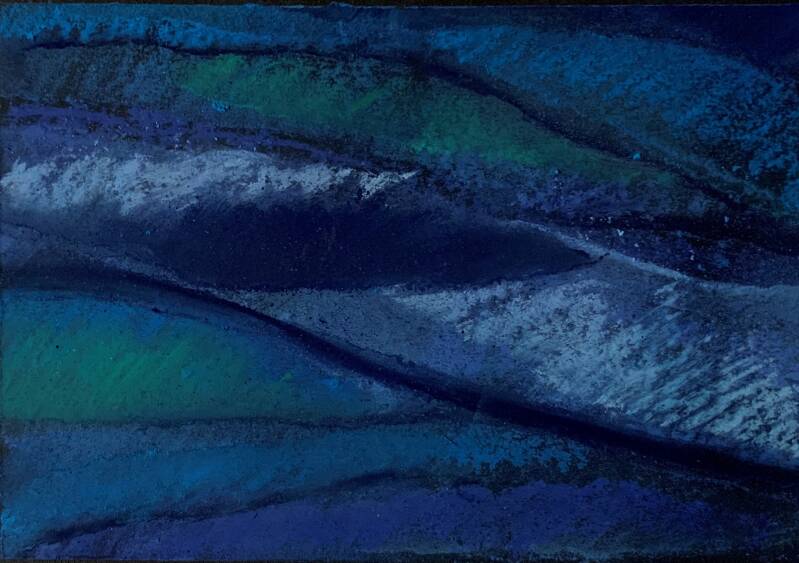 pastelkrijt - tekening - papier