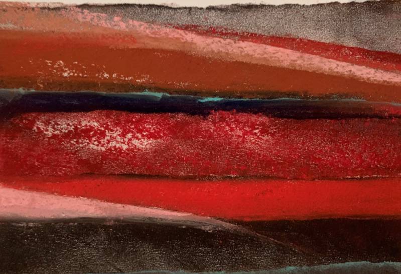 Pastelkrijt tekening - Abstract RvA