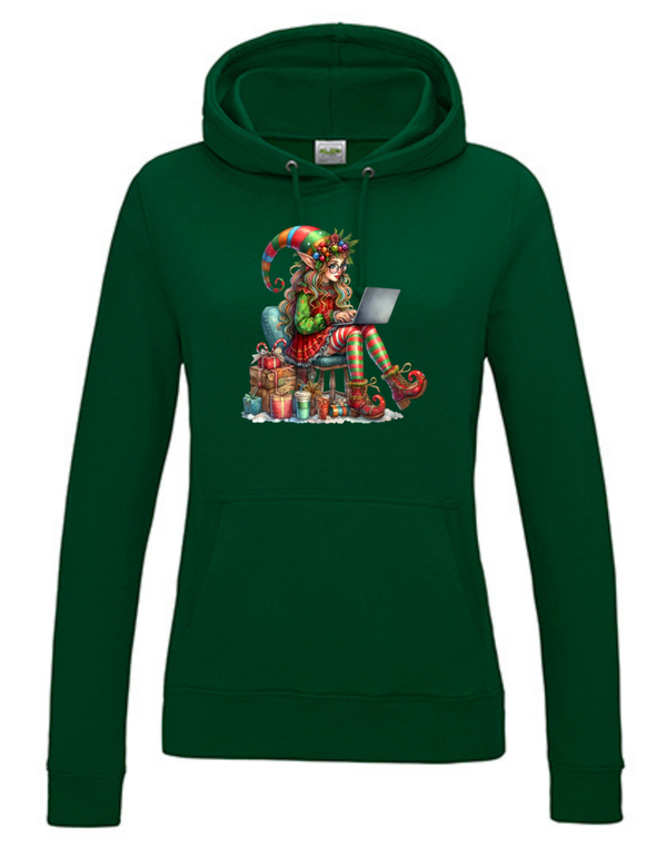 Kerst Hoodie getailleerd