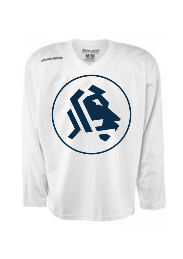 Bedrukking Practice jersey wit