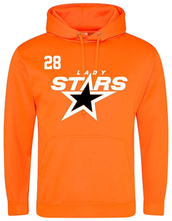 Hoodie Fluor Orange LS