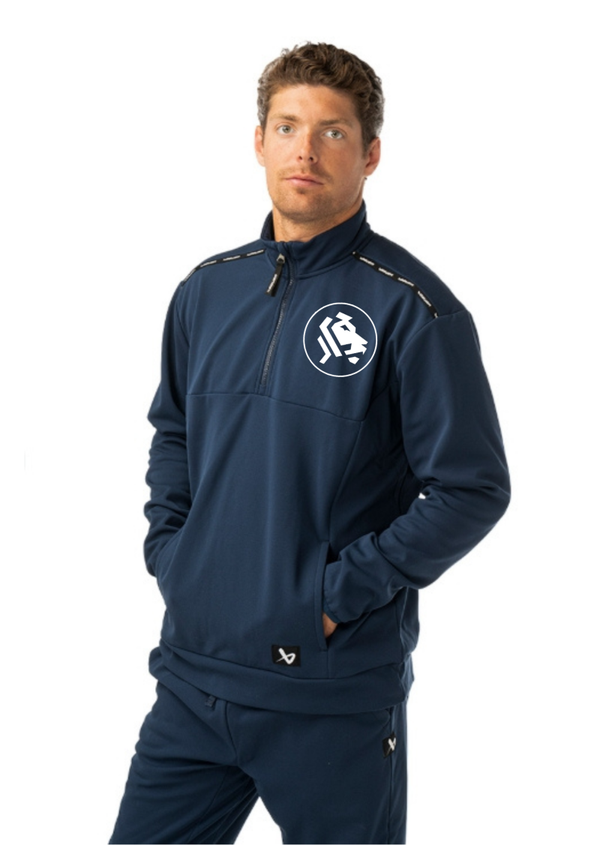 NIEUW S26 TEAM FLEECE 1/2 ZIP NAVY TRAININGSPAK