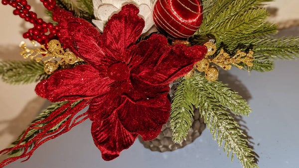 Kleines Weihnachtsgesteck