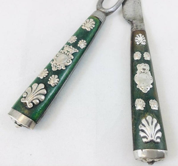 Travelling Cutlery , Italy Around 1650-1700, Silver, Ivory And Steel