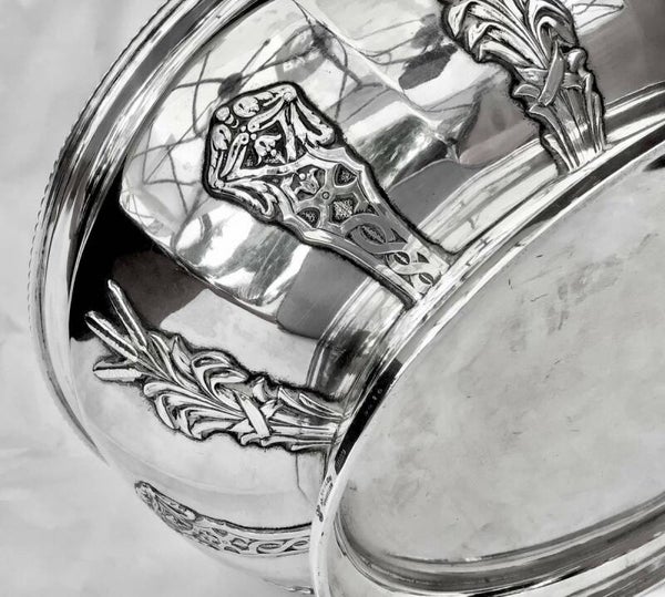 Centerpiece "jardinière", Altenloh, Brussels, circa 1900, sterling silver