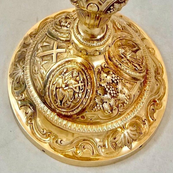 Louis XVI chalice, 1840-50, France, Vermeil