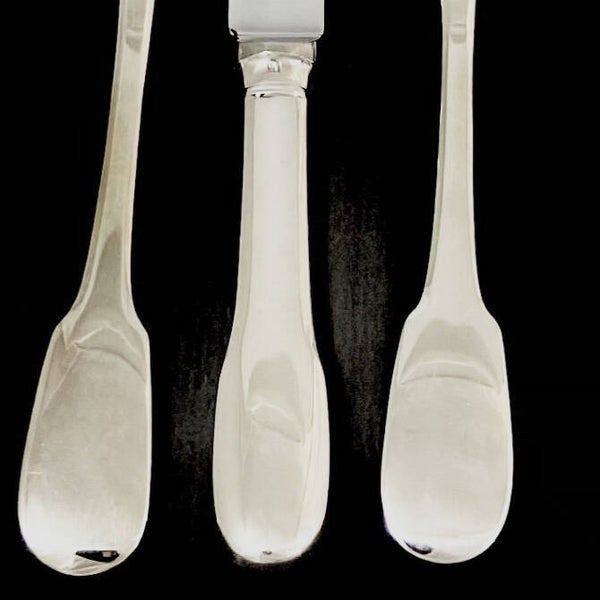 Christofle “Cluny” collection canteen, 12 place settings, silver-plated