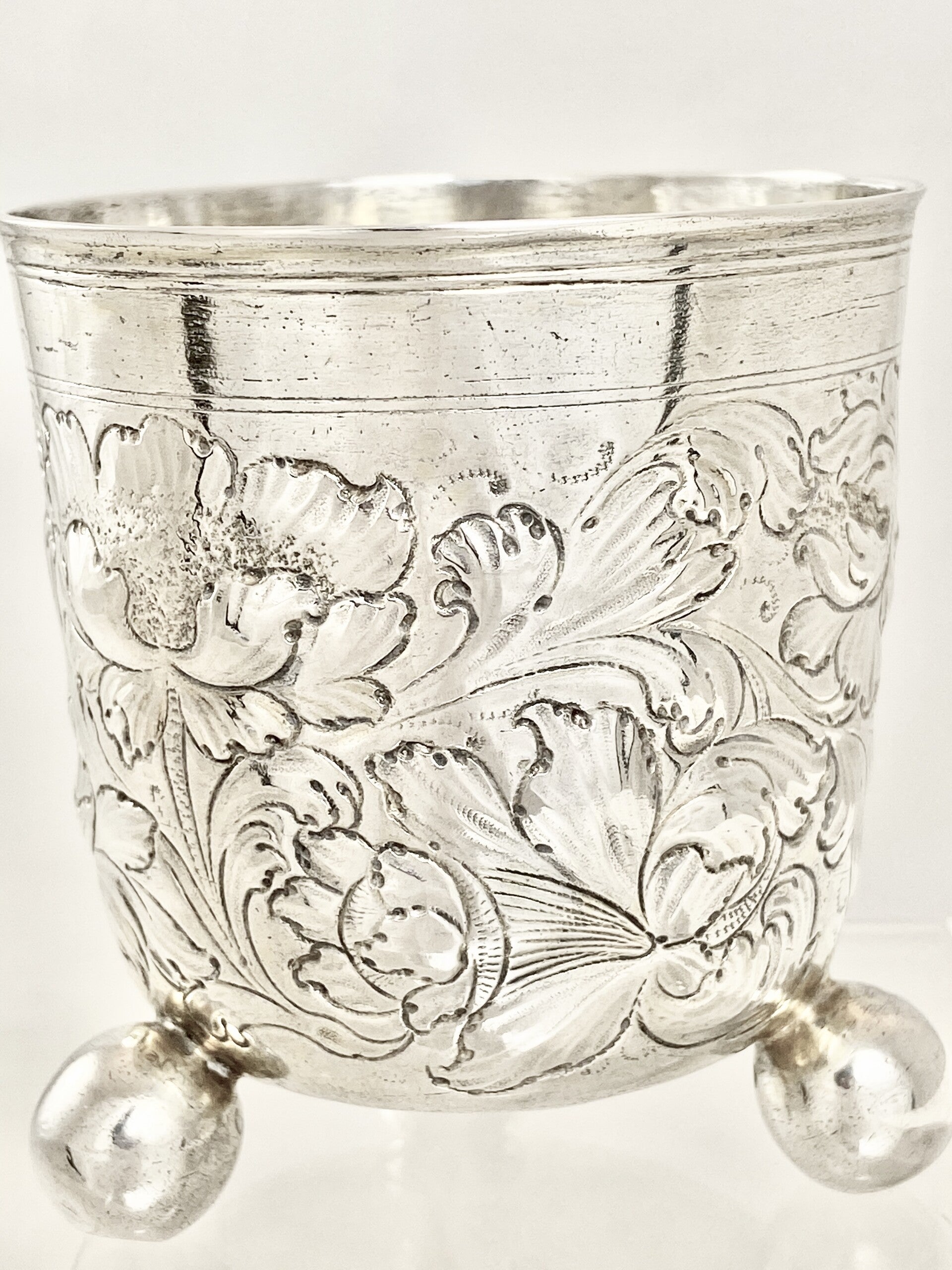 Timpani, Nuremberg Around 1650, Sterling Silver And Vermeil