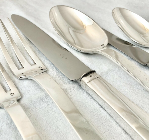 Puiforcat, cutlery set  for 12 people, sterling silver