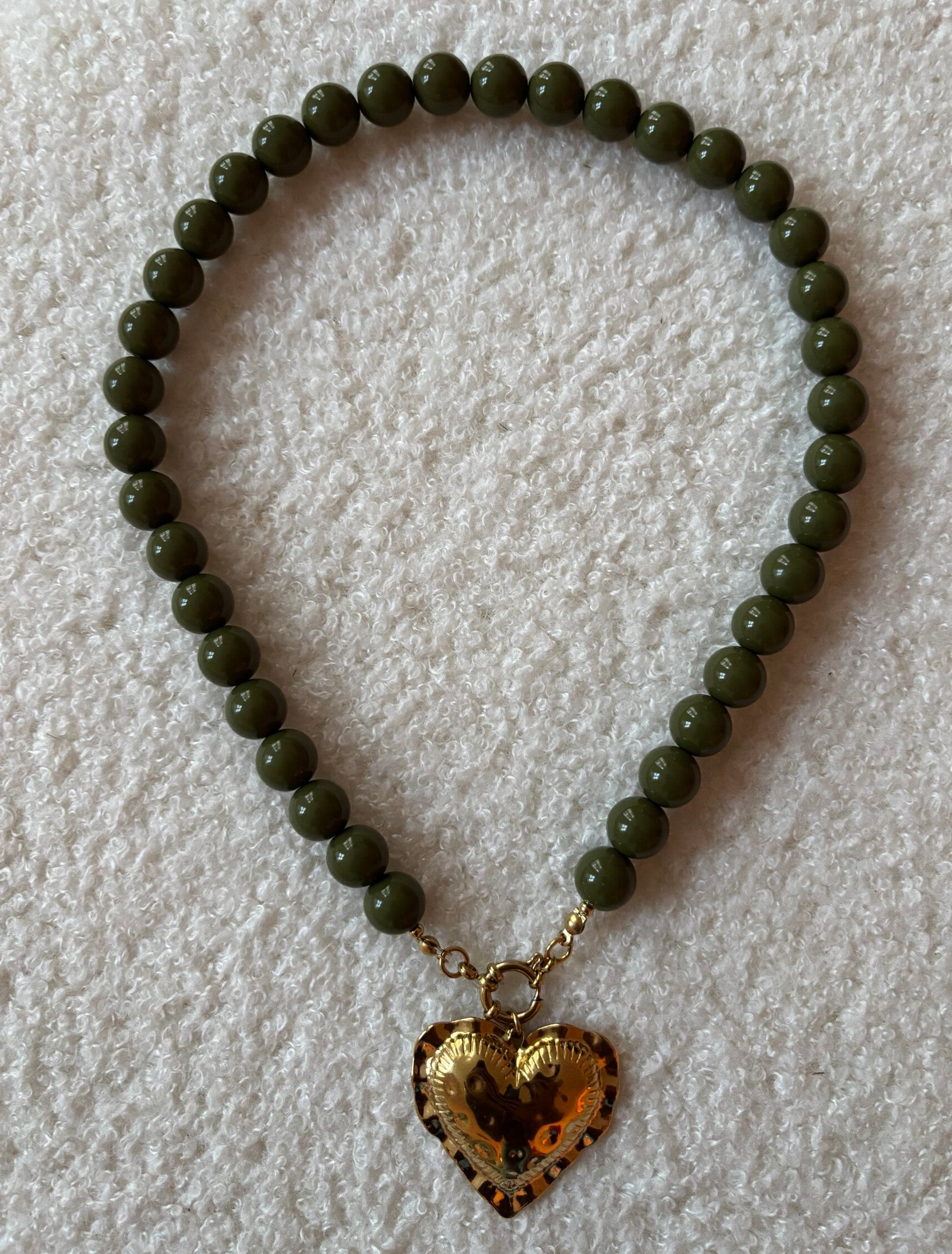 Groene hart ketting