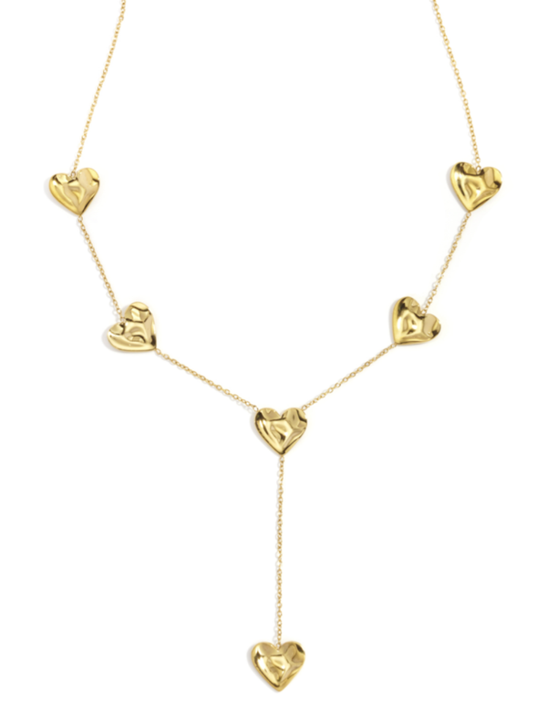 Hartjes ketting goud