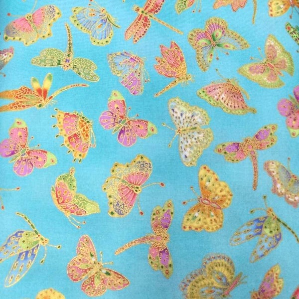 Parvaneh’s Butterflies Med On Aqua per 25cm