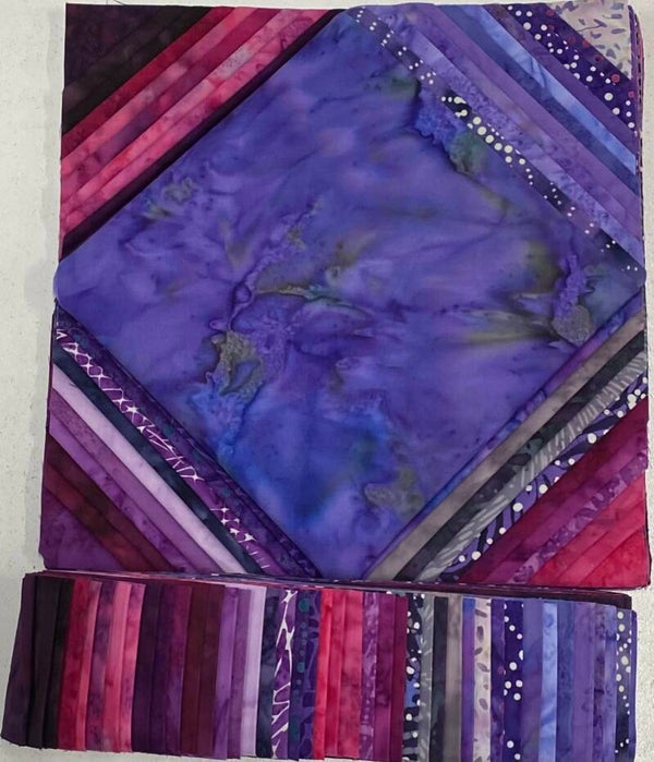 Hibiscus 10” Squares “slice” Or 2 1/2” Strips