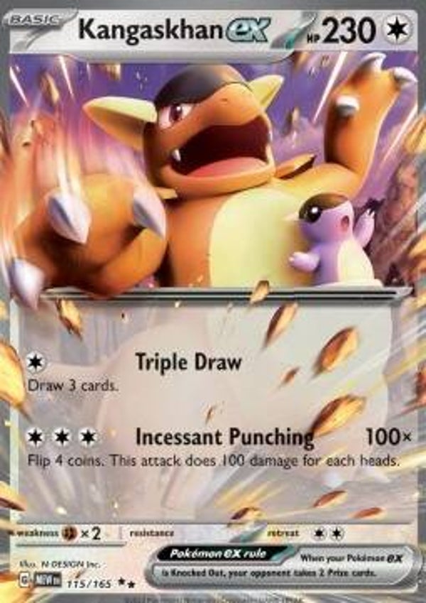 Kangaskhan EX - MEW - 115/165