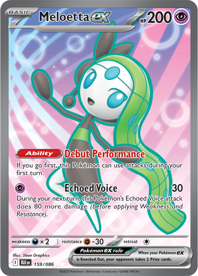 Meloetta ex  - BLK - 159/086