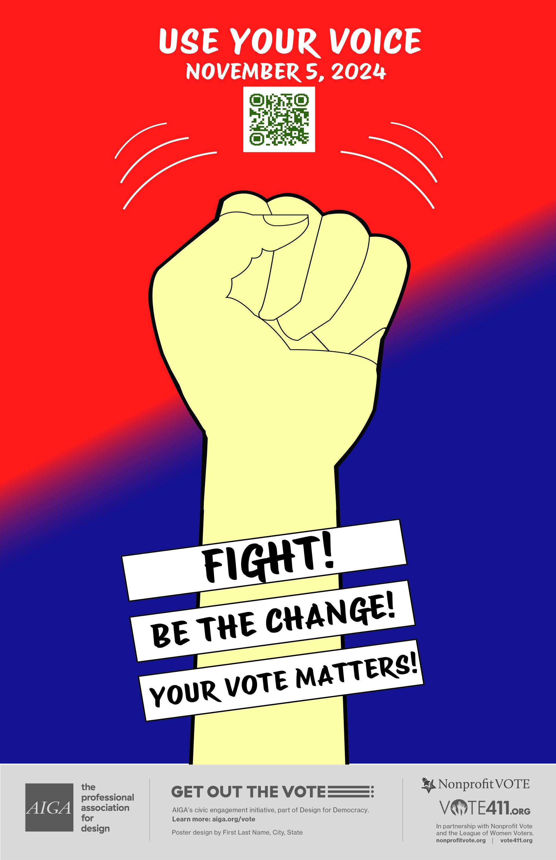 VOTE Election posters