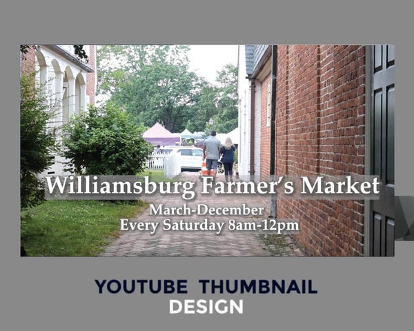 Farmer's Market Event Video-Promotional
