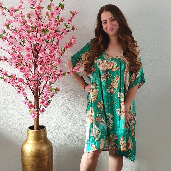 Tuniek Flowers Groen