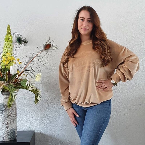 Velours Sweater Vintage Ecru